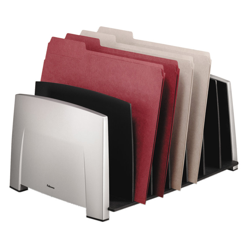 FELLOWES MANUFACTURING File Sorter, Seven Sections, Plastic Wayfair